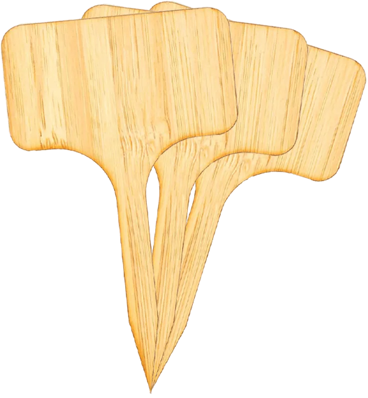 Étiquettes en bois